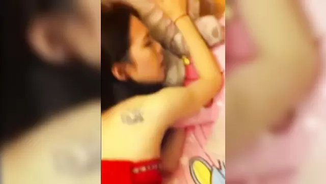 Busted a hairy Asian girl's ass